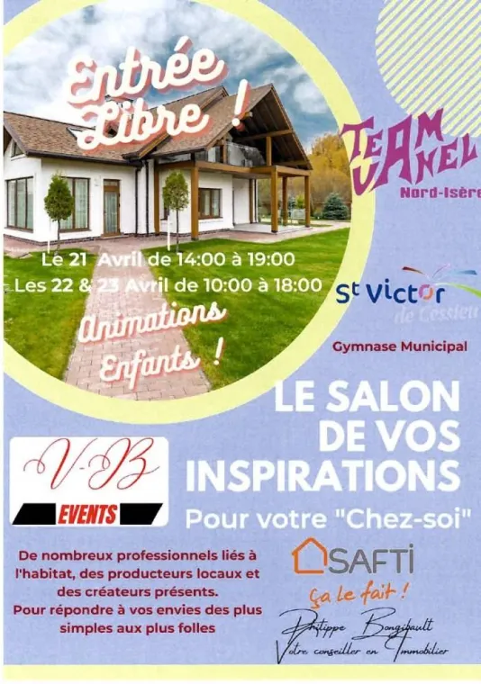 VENEZ RETROUVER VOTRE PARTENAIRE EN TRANSITION ENERGETIQUE au salon des Inspirations de St Victor de Cessieu du 21 au 23 avril 2023, Bourgoin-Jallieu, Ets Laurent Mathieu